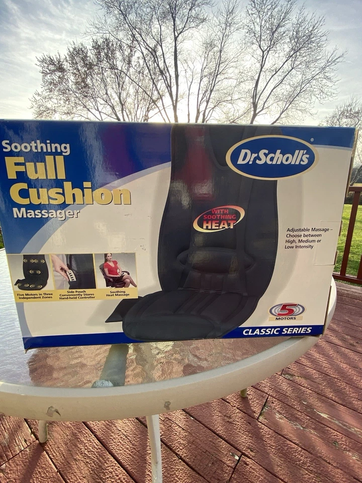 Masajeador Cojín Completo Calmante Dr Scholls Classic Serie 5 Motores Calor Foto 1 de 2
