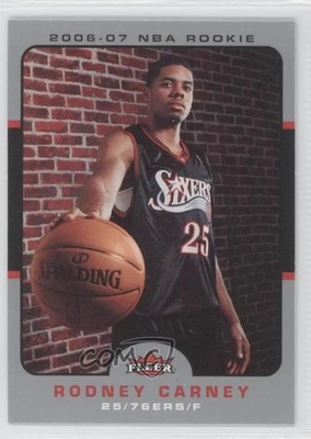 2006-07 Fleer 2006-07 NBA Rookie Rodney Carney #206 Rookie RC - Image 1 of 2