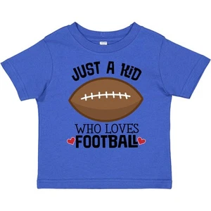 Inktastic Football Outfit Funny For Kids Toddler T-Shirt Future Player Ball Cute - Picture 1 of 11