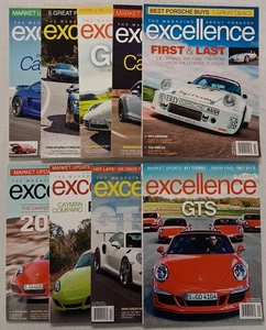 Excellence The Magazine About Porsche 2015 Full Year Lot Set Of 9 Gret Condition - Bild 1 von 23