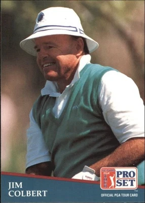 Jim Colbert  1991 Golf PRO SET MINT RC ROOKIE CARD #208 - Image 1 of 2