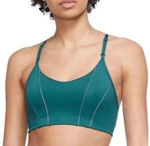 NEU Nike Dri-Fit Indy Yoga Sport-BH mit leichtem Halt Aqua DD1407-356 LARGE - Bild 1 von 5