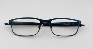 OAKLEY Steel Plate OX3222-0354 Metal Midnight Blue Eyeglass Frame 54-18 - *READ* - Picture 1 of 17