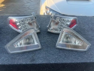 2008-2014 Subaru Impreza WRX STI Hatchback conjunto completo de lanterna traseira transparente fabricante de equipamento original - Imagem 1 de 4