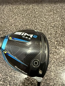 TaylorMade SIM2 Max Driver Right Hand Graphite Stiff 10.5* Ventus Blue Shaft - Picture 1 of 8