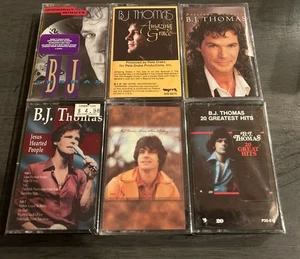 BJ Thomas ALL SEALED 6 Cassette Tape Lot Midnight Minute 20 Greatest Home Where - Picture 1 of 6