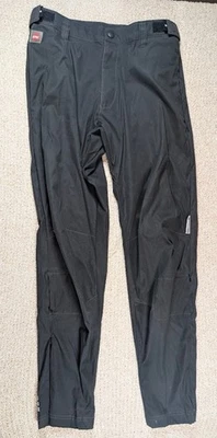 Calça de chuva Cannondale Epic Nextec ciclismo média preta impermeável cronógrafo zíper Ank - Imagem 1 de 4