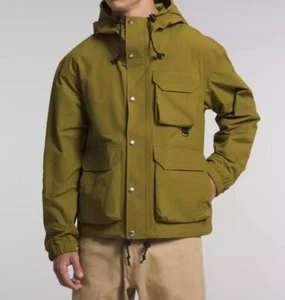The North Face M66 Utility Rain Hooded Jacket Sulphur Moss Mens Size Small - Picture 1 of 5