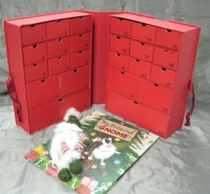 MY FRIEND GNOME Christmas Advent Calendar Kit w/ Accessories & Props Aldi NIB 2 - Picture 1 of 9