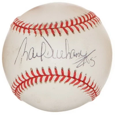 RAY DURHAM SIGNED BUDIG OAL BALL CHICAGO WHITE SOX GIANTS OAKLAND A's BREWERS - Image 1 of 3