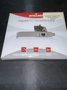 Adaptador PCIe Intellinet Gigabit Ethernet tarjeta de red 10/100/1000Mbps - Imagen 1 de 6