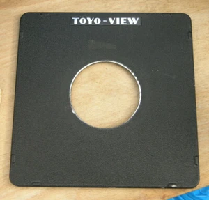 genuine Toyo monorail 10x8 5x4  158mm  lens board 59mm hole - Picture 1 of 3