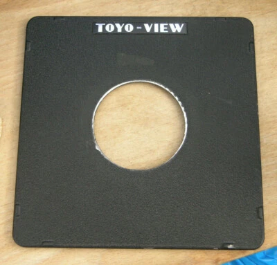 genuine Toyo monorail 10x8 5x4  158mm  lens board 59mm hole - Image 1 of 3