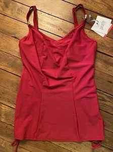 BNWT Panache Swim Anya Tankini Red SW0881 30FF UK - Picture 1 of 8