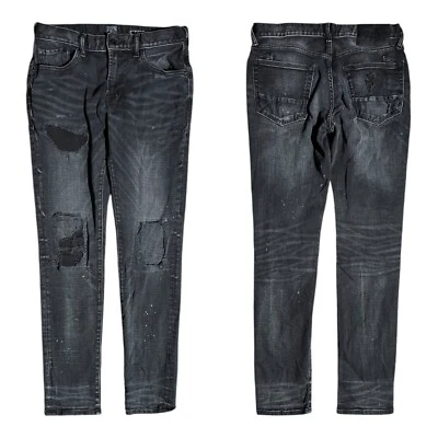 PRPS Le Sabre Slim Tapered Fit Stretch Jeans Black Men’s Size 30x32 - Image 1 of 4