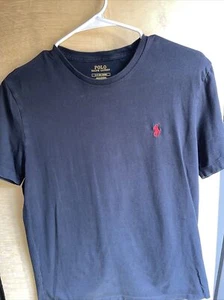 Boys Polo Ralph Lauren Black T Shirt Small - Picture 1 of 2