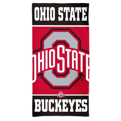 OHIO STATE BUCKEYES 30"X60" FIBER REACTIVE BEACH TOWEL NEW WINCRAFT 👀 Cover