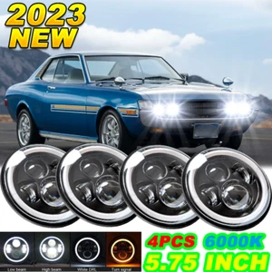 for Volvo VHD DOT 5.75"INCH 5-3/4 Round LED Headlights Hi/Lo Sealed Beam 4PCS - Foto 1 di 11
