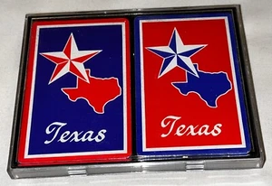 CARTE DA GIOCO TEXAS DOPPIO MAZZO, SIGILLATE - Foto 1 di 3
