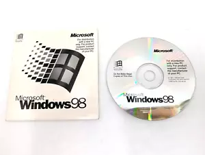 Microsoft Windows 98 CD-ROM CD Disc NO LICENSE KEY X03-36182 Clean Disc - Picture 1 of 7