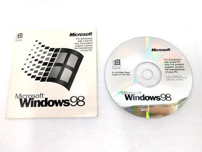 Microsoft Windows 98 CD-ROM CD Disc NO LICENSE KEY X03-36182 Clean Disc - Image 1 of 4