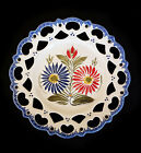 Quimper Plate with Breton Flower Design 7-3/4" Diameter Lot # 1216