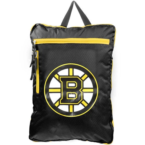 Boston Bruins NHL Black Team Logo 18'' Hybrid Lightweight Backpacks/Bags Cover