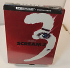 Scream 3 4K Collector Steelbook -Digital Code NOT included - Box Shipping
