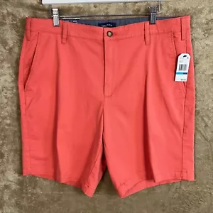 Nautica Men's Classic Fit Stretch Chino Deck Short Size 36x8.5 Mineral Red NWT - Picture 1 of 18