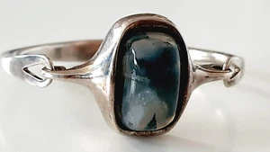 PERLI ° SILBER DESIGN ARMREIF ° 925 / ooo ° MOOSACHAT ° Pe ° - Bild 1 von 10