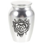  Human Urn Rose Alloy Openable Mini Altar (Silver Jar) Commemorate