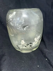 antique japanese reverse glass Vase   - Picture 1 of 23