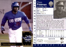 Choo Freeman 2007 MultiAd Las Vegas 51s #8 Card *AutographDen*