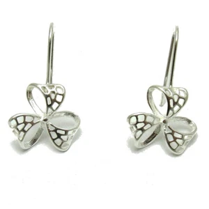 Handmade Sterling Silver Earrings Solid Hallmarked 925 Loop E000683H Empress - Picture 1 of 3