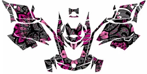 SKIDOO GEN4 REV 850 Graphic Kit Ski-Doo Sled STICKER Wrap SUMMIT RENEGADE 17-20 - Picture 1 of 2