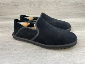 UGG Cooke Herren Slipper Sneaker Loafer Flach Slipper Wildleder 9 Schwarz Freizeitschuhe - Bild 1 von 11