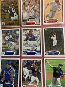 Lot of 18 2012 Topps MLB Major League Trading Cards - Bild 1 von 4