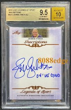2012 LEAF INSCRIPTIONS AUTO: JENNIE FINCH "US GOLD"BGS 9.5 GEM MINT AUTOGRAPH 10