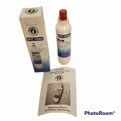 (Qty1) Purify RFC 1200A Refrigerator Water Filter Kenmore, Kenmore Elite, LG NEW - Image 1 of 3