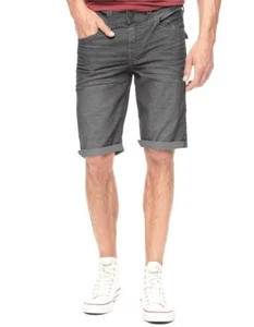 True Religion Men's Ricky Corduroy Straight Shorts Iron Grey MCBC087JD2 - Picture 1 of 4