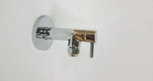 Eckventil 1/2" Chrom Set 2-Stk Ventil Einhebel Absperrhahn Wasser Badezimmer - Bild 1 von 5