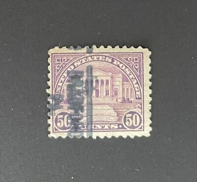 Bradford, Pennsylvania Tipo 549 Precancelado - 50 centavos Anfiteatro EE. UU. #570 - Pensilvania Foto 1 de 2