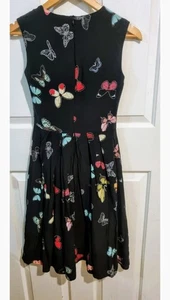Vestido Maiocchi s.6 Mariposa Seda Negro - Imagen 1 de 10