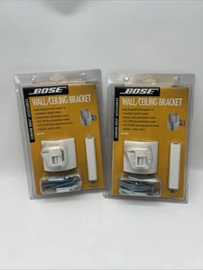 2 nuevos soportes de montaje de altavoces de techo de pared Bose UB-20W blancos - Imagen 1 de 1