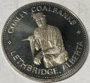 1978 Lethbridge Alberta Coaley Coalbanks $1.00 Gaming Token (f) - Picture 1 of 2