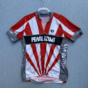 Pearl Izumi Originals Radtrikot Herren 2XL Rot Weiß Kurzarm 1/2 Zip - Bild 1 von 8