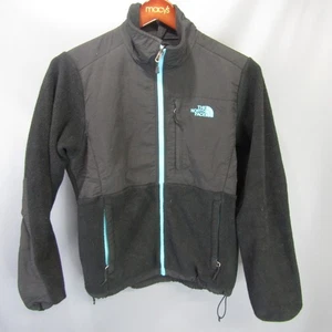 Chaqueta polar The North Face Denali bolsillos con cremallera completa ligera negra para mujer M - Imagen 1 de 12