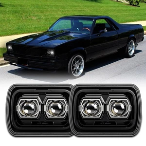 For Chevrolet El Camino 1978-1981 5X7"/7X6" LED Headlights High-Low Sealed Beam - Picture 1 of 14