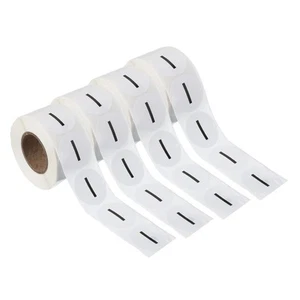 4 Rolls 1" Round Letter I Stickers Self-Adhesive Alphabet Label 500 Pcs/Roll - Picture 1 of 7