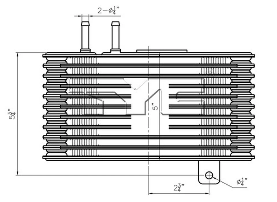 Enfriador de aceite de transmisión automática TYC 19014 para 10-20 Lancer Outlander Sport Foto 1 de 4